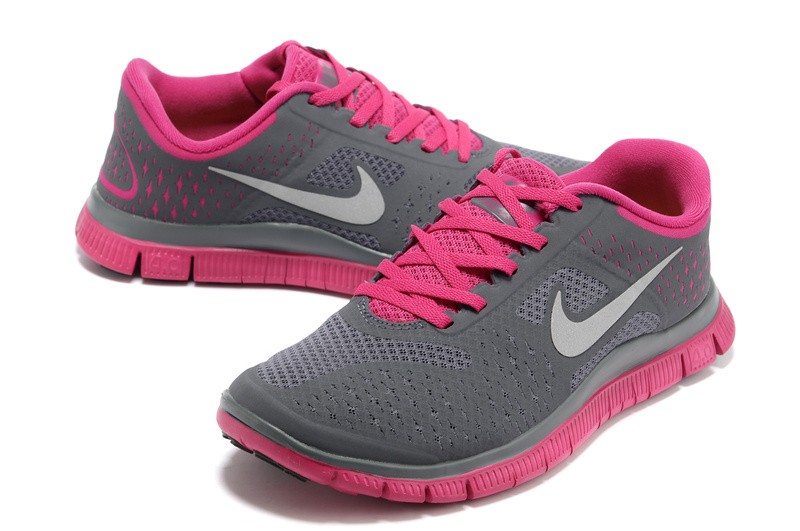 Nike Free 4.0 V2 Women Shoes Grey Purple - Click Image to Close